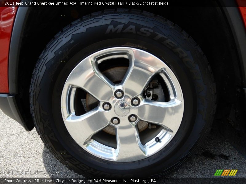 Inferno Red Crystal Pearl / Black/Light Frost Beige 2011 Jeep Grand Cherokee Limited 4x4