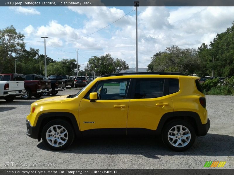 Solar Yellow / Black 2018 Jeep Renegade Latitude