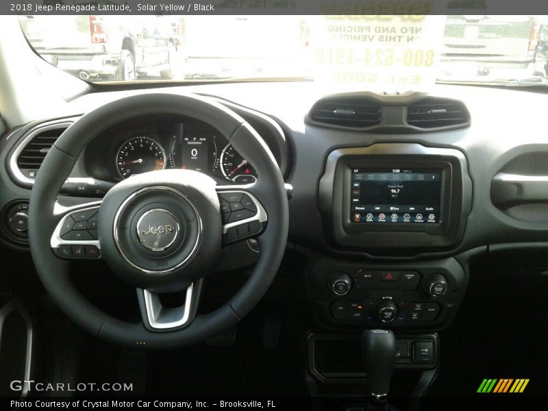 Solar Yellow / Black 2018 Jeep Renegade Latitude