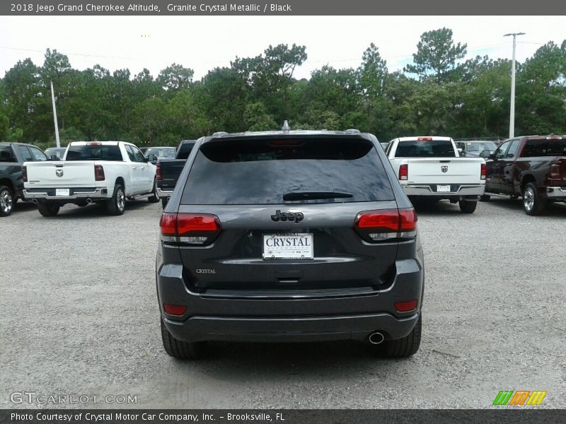 Granite Crystal Metallic / Black 2018 Jeep Grand Cherokee Altitude