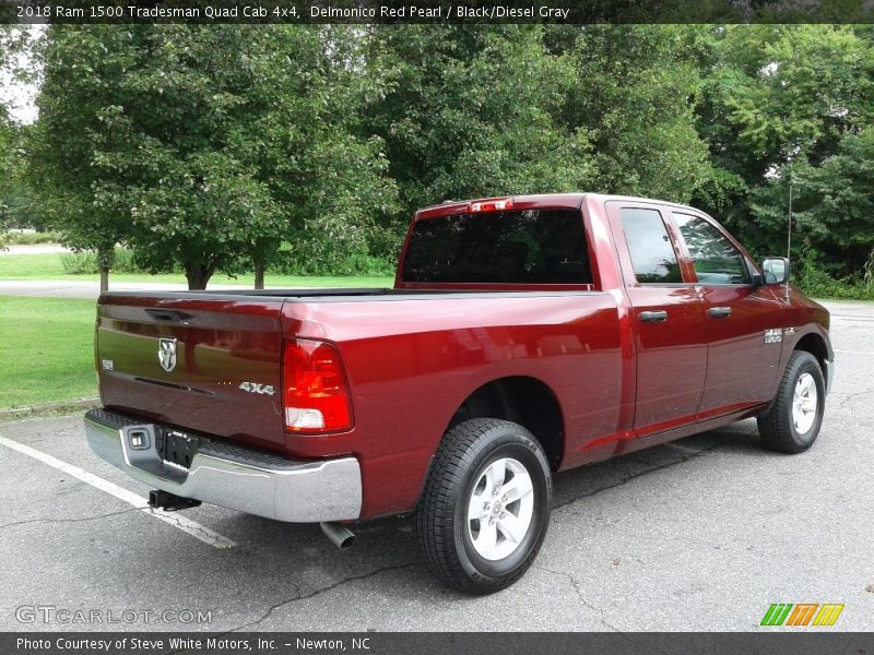 Delmonico Red Pearl / Black/Diesel Gray 2018 Ram 1500 Tradesman Quad Cab 4x4