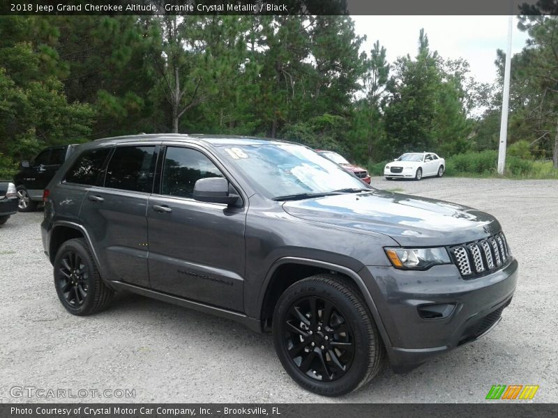 Granite Crystal Metallic / Black 2018 Jeep Grand Cherokee Altitude