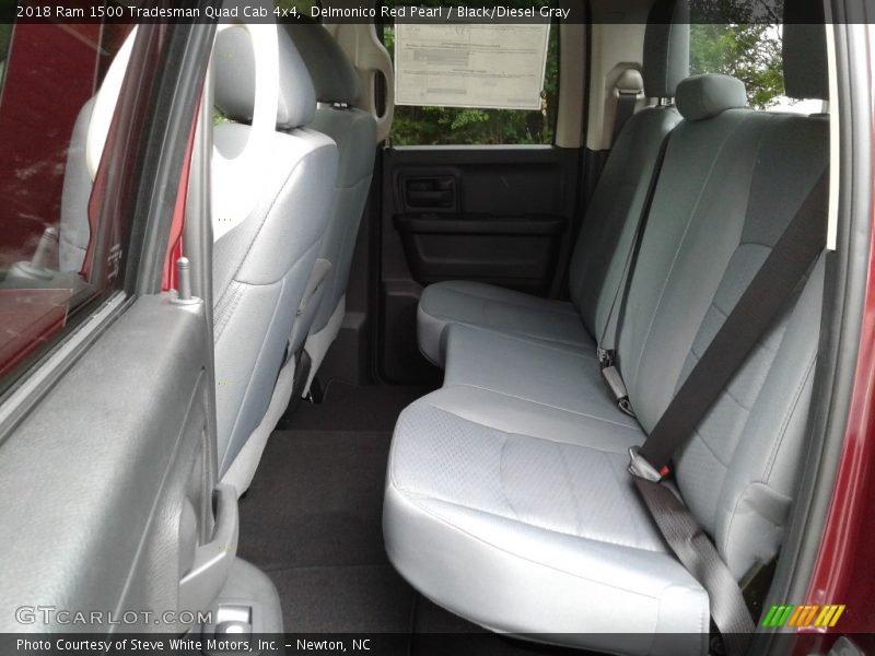 Delmonico Red Pearl / Black/Diesel Gray 2018 Ram 1500 Tradesman Quad Cab 4x4