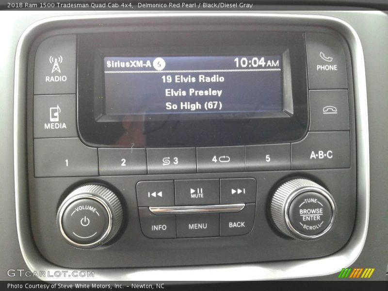 Delmonico Red Pearl / Black/Diesel Gray 2018 Ram 1500 Tradesman Quad Cab 4x4