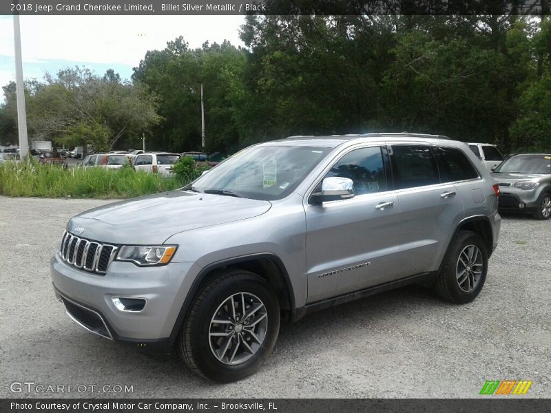 Billet Silver Metallic / Black 2018 Jeep Grand Cherokee Limited