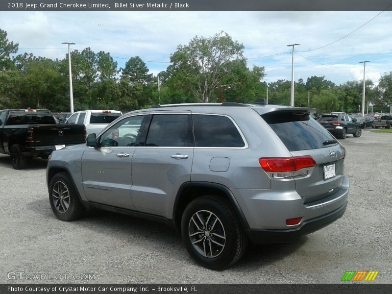 Billet Silver Metallic / Black 2018 Jeep Grand Cherokee Limited