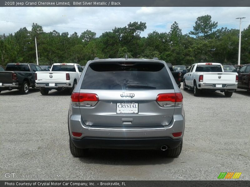 Billet Silver Metallic / Black 2018 Jeep Grand Cherokee Limited