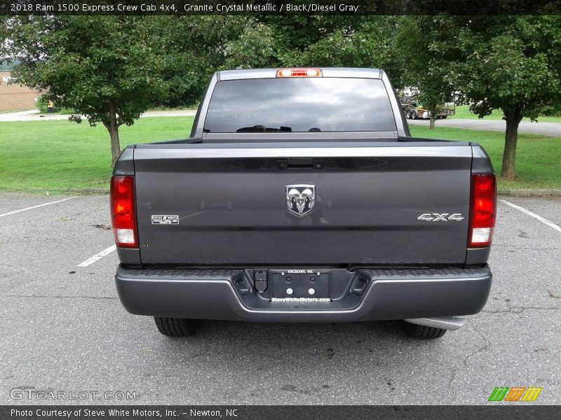 Granite Crystal Metallic / Black/Diesel Gray 2018 Ram 1500 Express Crew Cab 4x4
