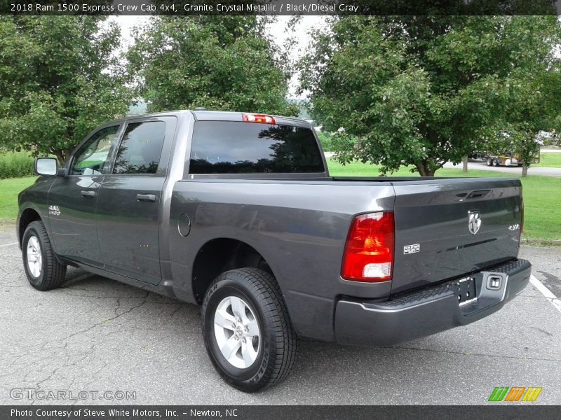 Granite Crystal Metallic / Black/Diesel Gray 2018 Ram 1500 Express Crew Cab 4x4