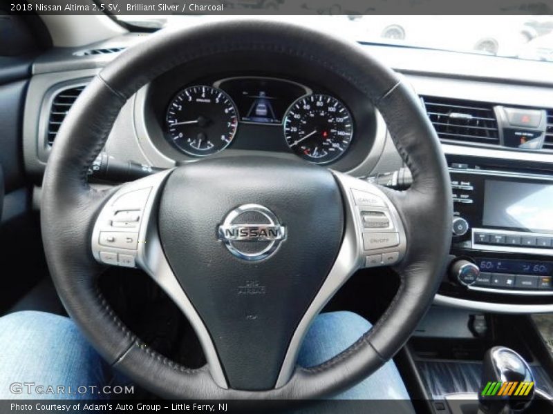Brilliant Silver / Charcoal 2018 Nissan Altima 2.5 SV