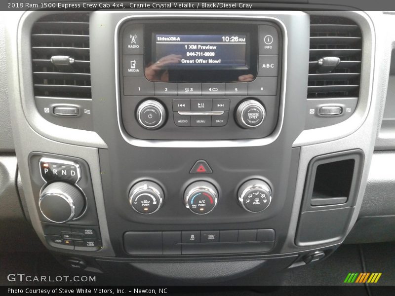 Granite Crystal Metallic / Black/Diesel Gray 2018 Ram 1500 Express Crew Cab 4x4
