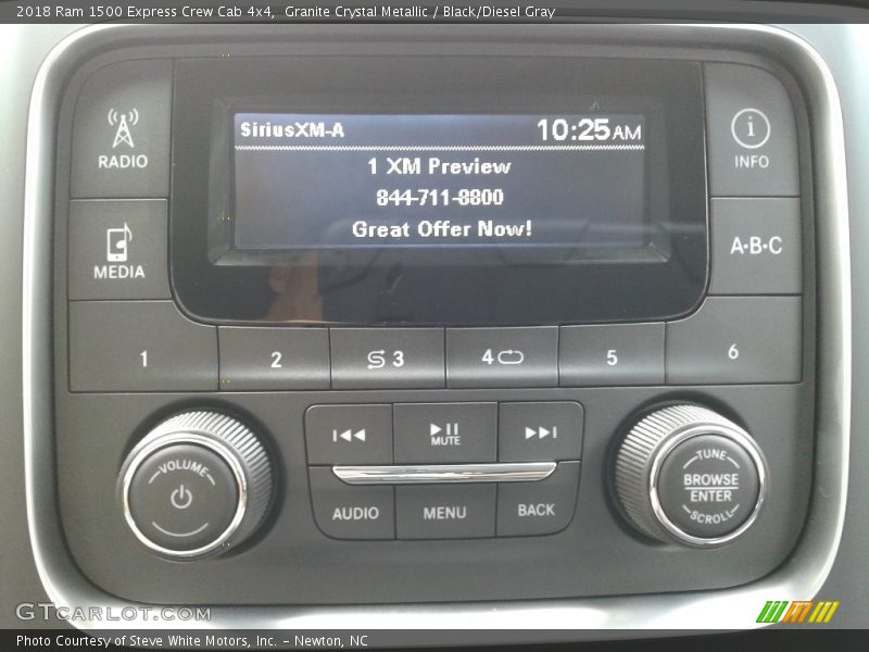 Granite Crystal Metallic / Black/Diesel Gray 2018 Ram 1500 Express Crew Cab 4x4