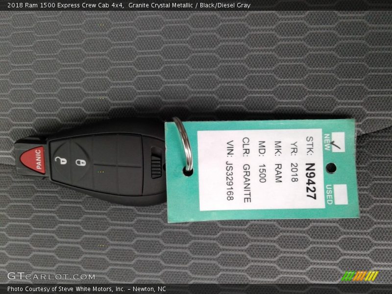 Granite Crystal Metallic / Black/Diesel Gray 2018 Ram 1500 Express Crew Cab 4x4