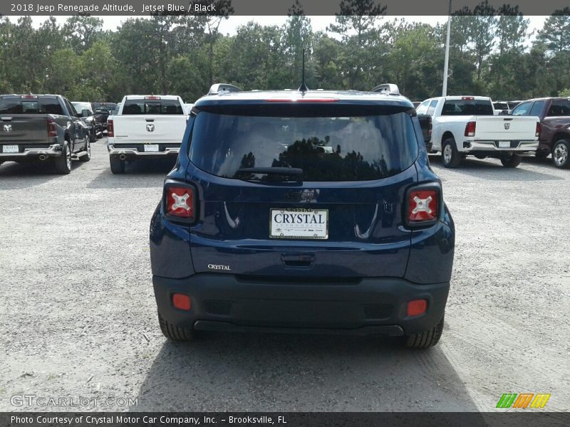 Jetset Blue / Black 2018 Jeep Renegade Altitude