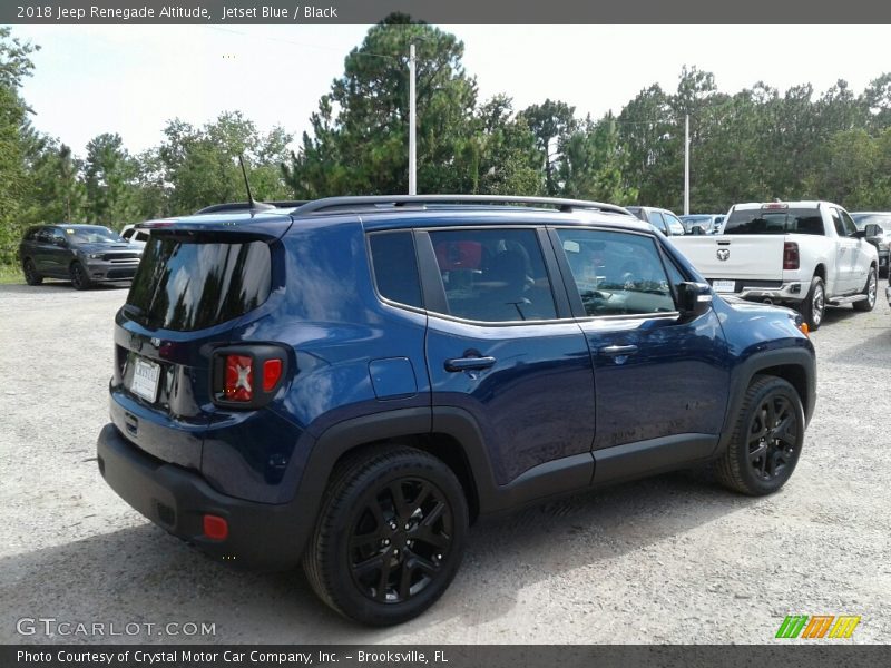 Jetset Blue / Black 2018 Jeep Renegade Altitude