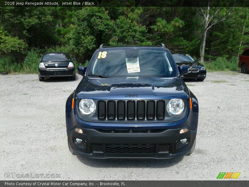 Jetset Blue / Black 2018 Jeep Renegade Altitude