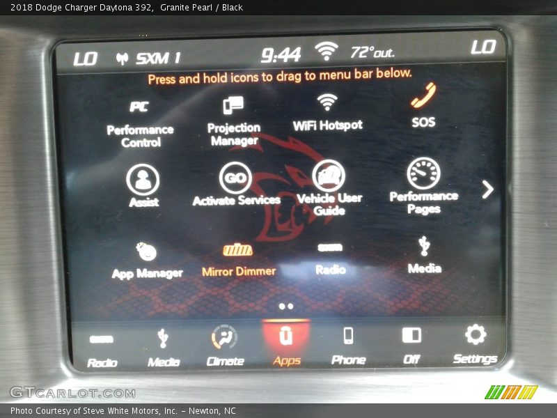 Granite Pearl / Black 2018 Dodge Charger Daytona 392