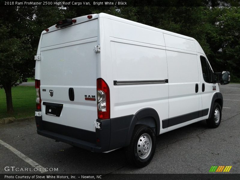 Bright White / Black 2018 Ram ProMaster 2500 High Roof Cargo Van