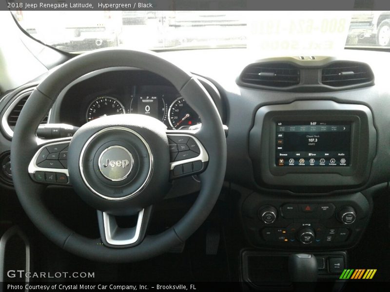 Hypergreen / Black 2018 Jeep Renegade Latitude