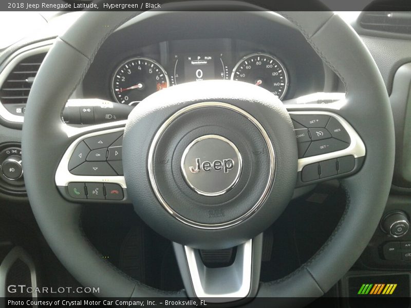 Hypergreen / Black 2018 Jeep Renegade Latitude