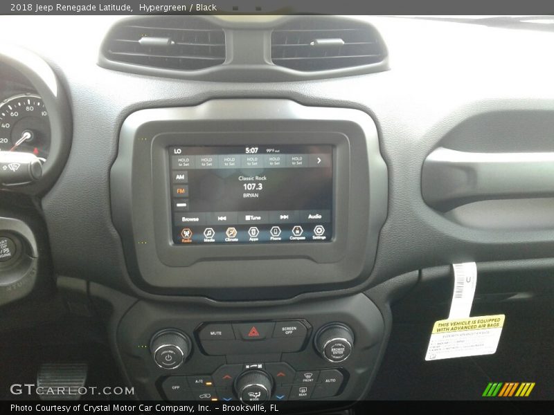Hypergreen / Black 2018 Jeep Renegade Latitude