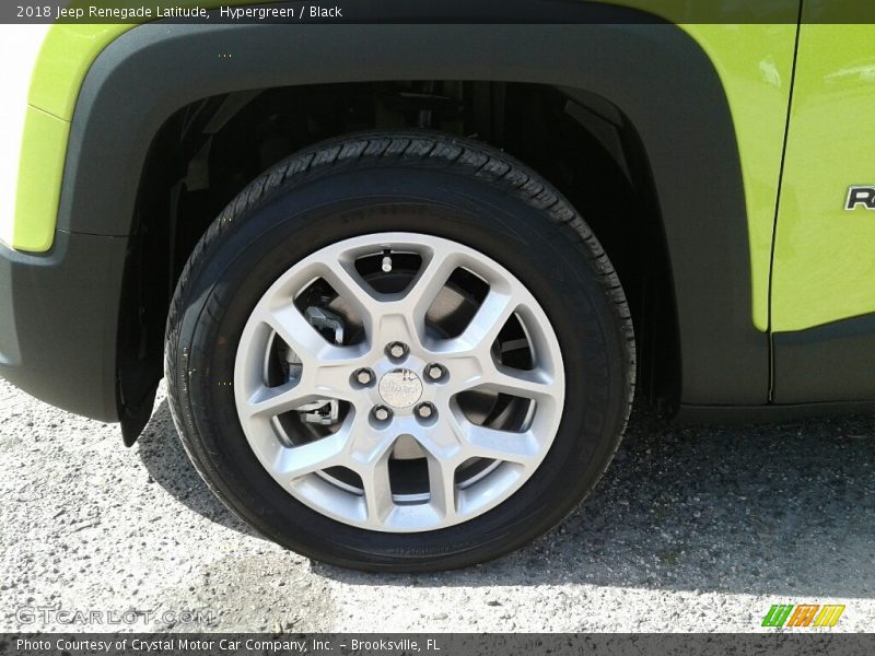 Hypergreen / Black 2018 Jeep Renegade Latitude