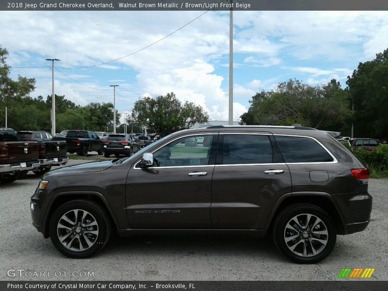 Walnut Brown Metallic / Brown/Light Frost Beige 2018 Jeep Grand Cherokee Overland