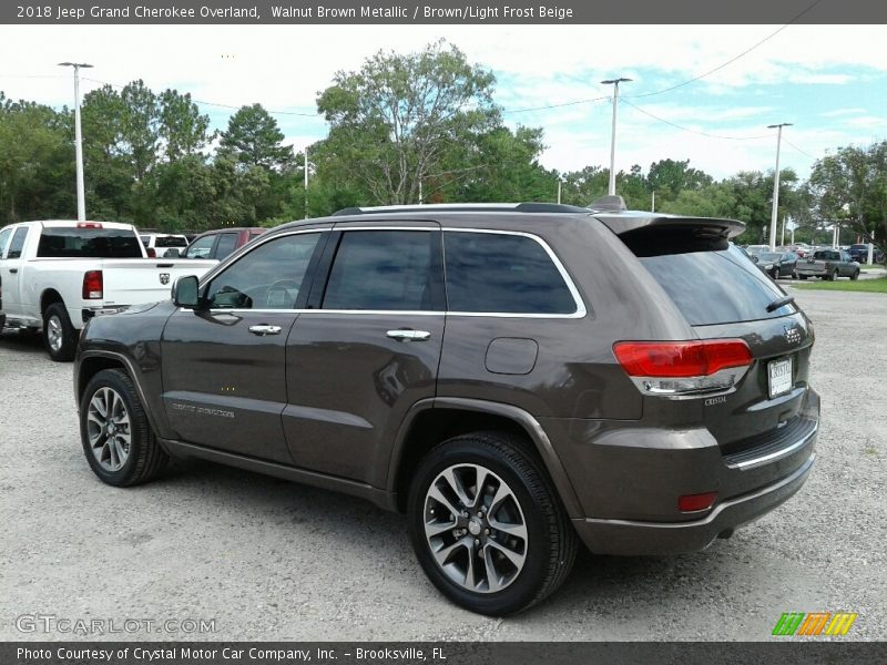 Walnut Brown Metallic / Brown/Light Frost Beige 2018 Jeep Grand Cherokee Overland