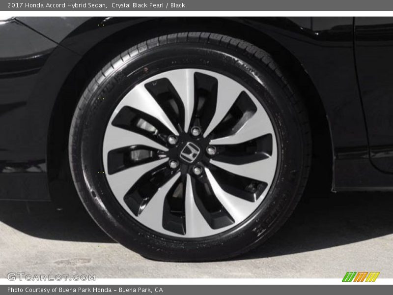 Crystal Black Pearl / Black 2017 Honda Accord Hybrid Sedan