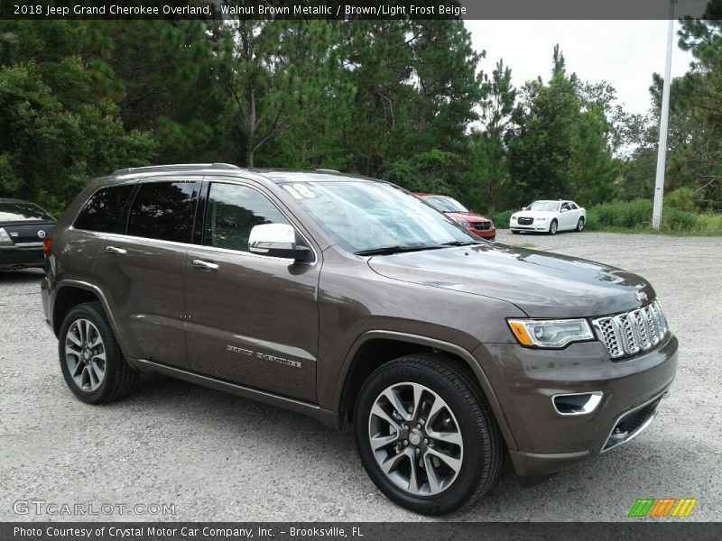 Walnut Brown Metallic / Brown/Light Frost Beige 2018 Jeep Grand Cherokee Overland