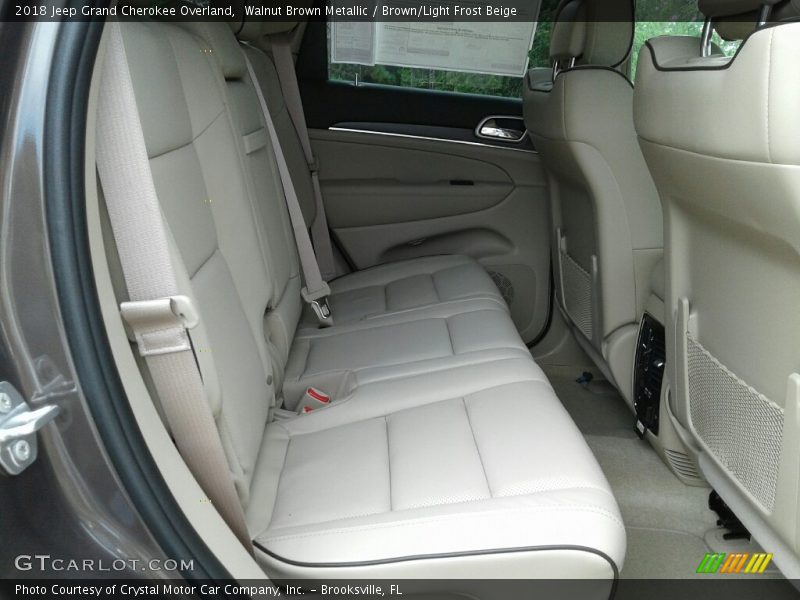 Rear Seat of 2018 Grand Cherokee Overland