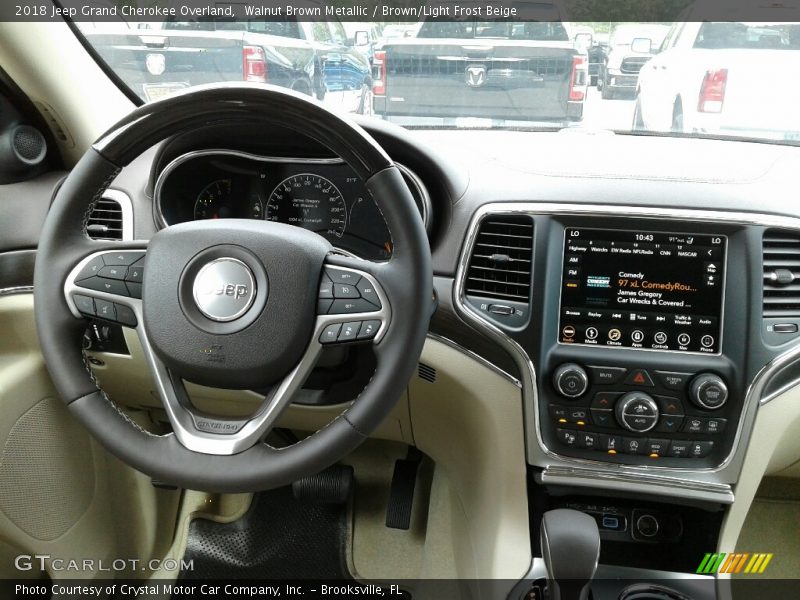 Dashboard of 2018 Grand Cherokee Overland