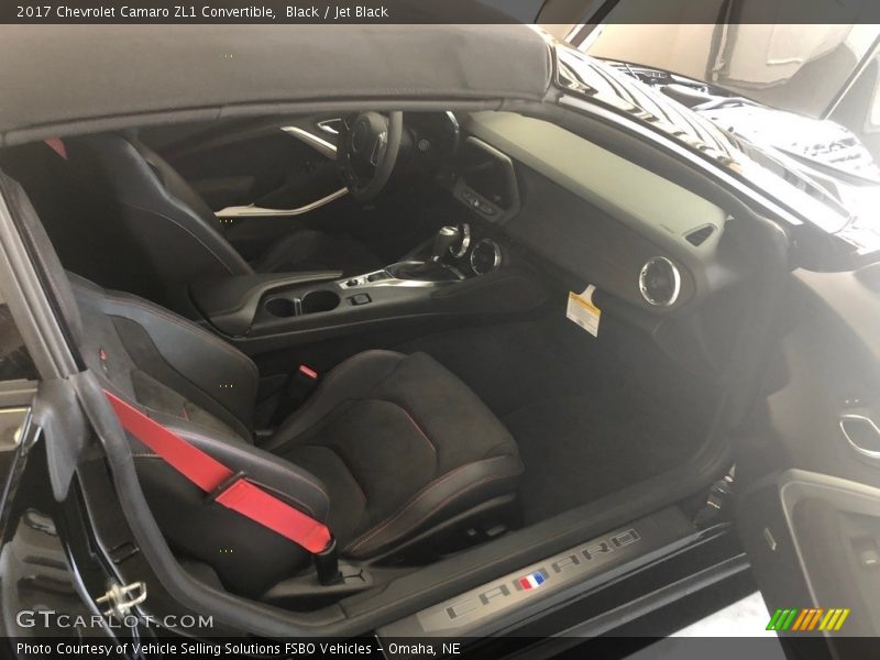 Black / Jet Black 2017 Chevrolet Camaro ZL1 Convertible