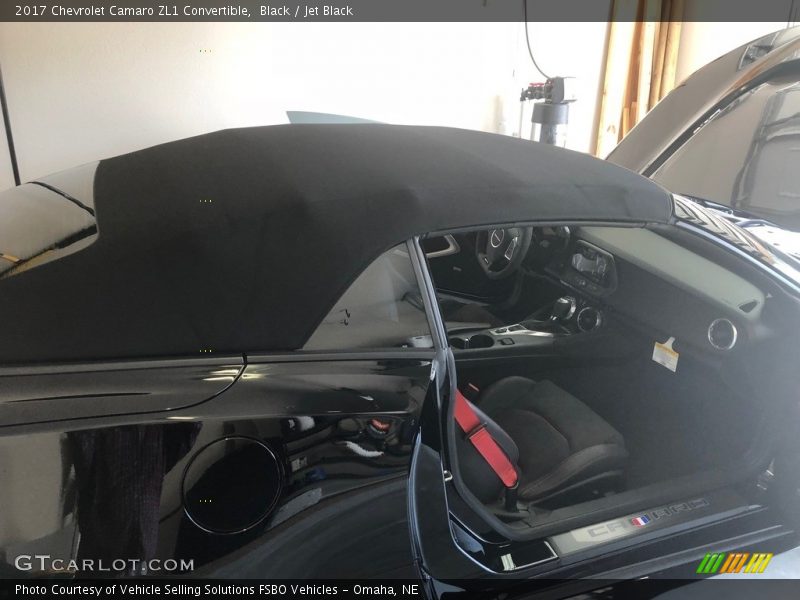 Black / Jet Black 2017 Chevrolet Camaro ZL1 Convertible