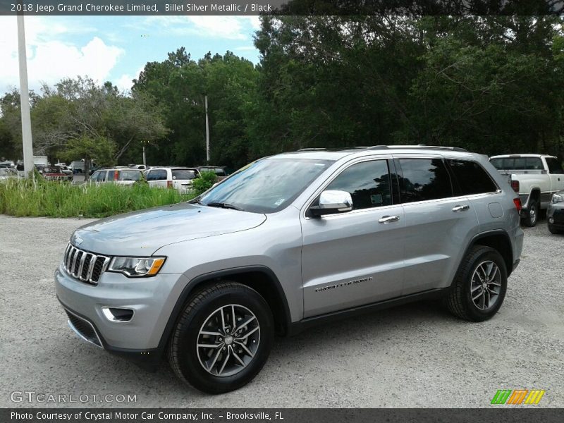 Billet Silver Metallic / Black 2018 Jeep Grand Cherokee Limited