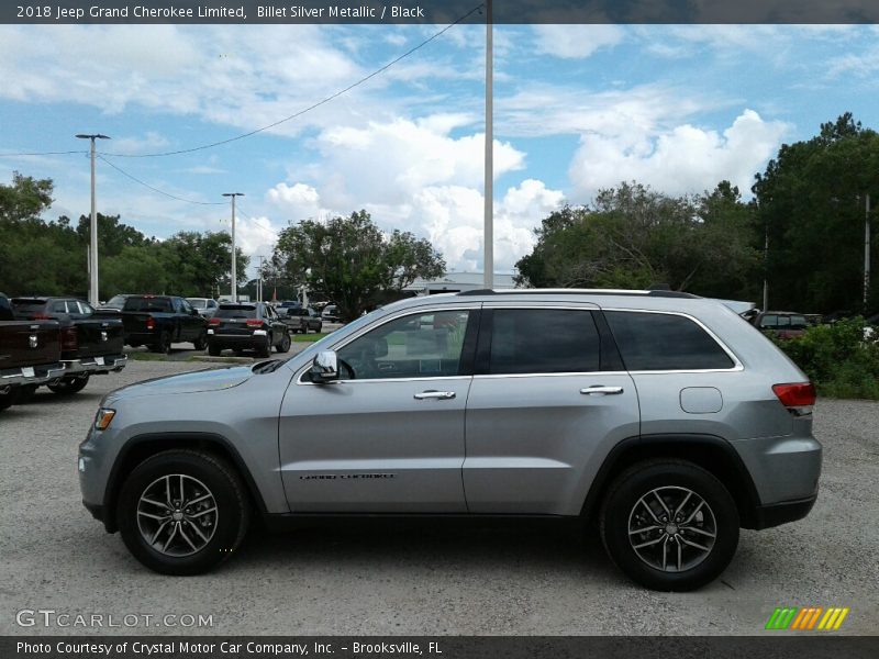 Billet Silver Metallic / Black 2018 Jeep Grand Cherokee Limited