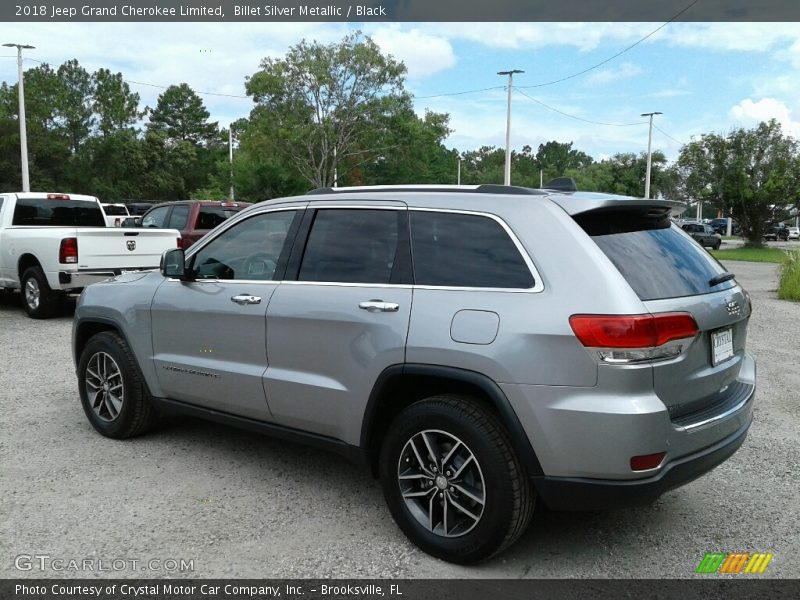 Billet Silver Metallic / Black 2018 Jeep Grand Cherokee Limited