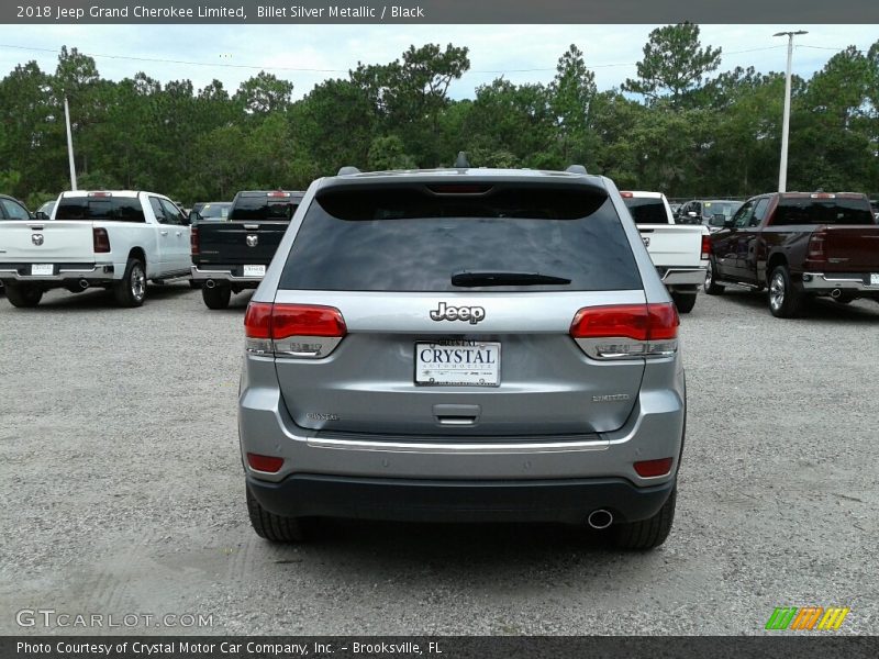 Billet Silver Metallic / Black 2018 Jeep Grand Cherokee Limited
