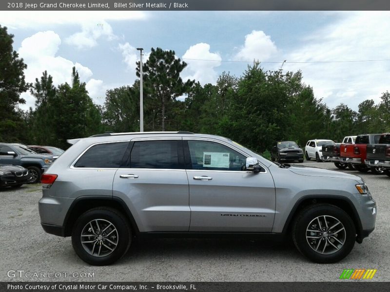 Billet Silver Metallic / Black 2018 Jeep Grand Cherokee Limited