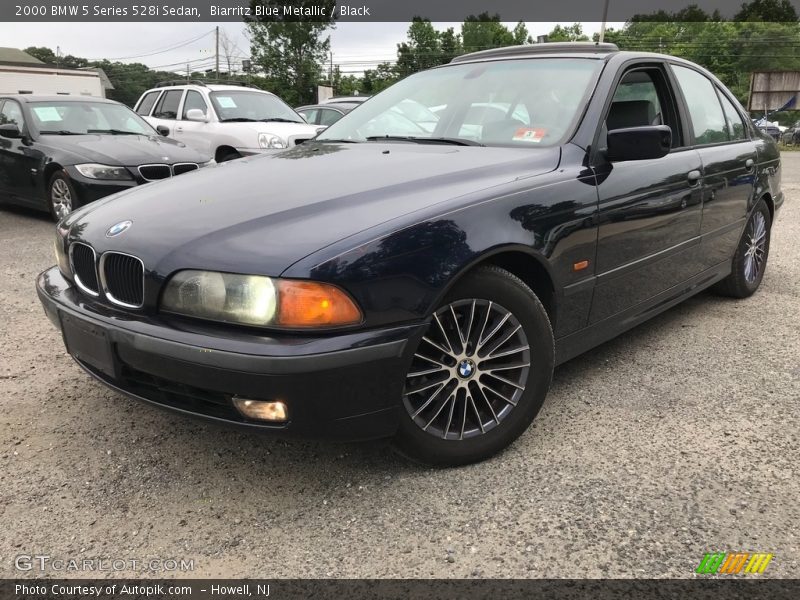Biarritz Blue Metallic / Black 2000 BMW 5 Series 528i Sedan