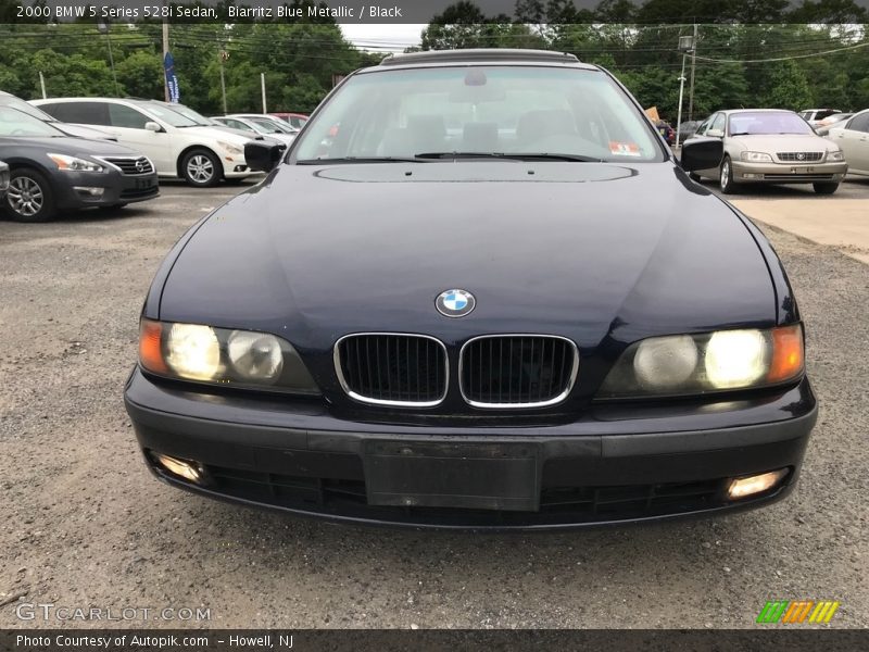 Biarritz Blue Metallic / Black 2000 BMW 5 Series 528i Sedan