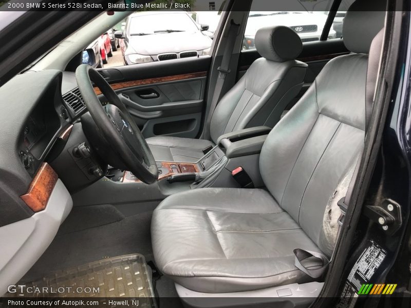 Biarritz Blue Metallic / Black 2000 BMW 5 Series 528i Sedan