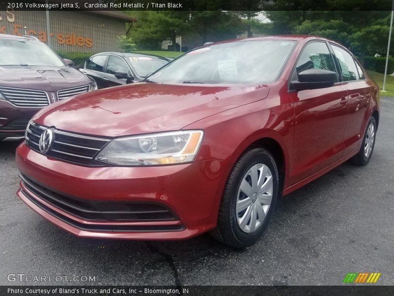 Cardinal Red Metallic / Titan Black 2016 Volkswagen Jetta S