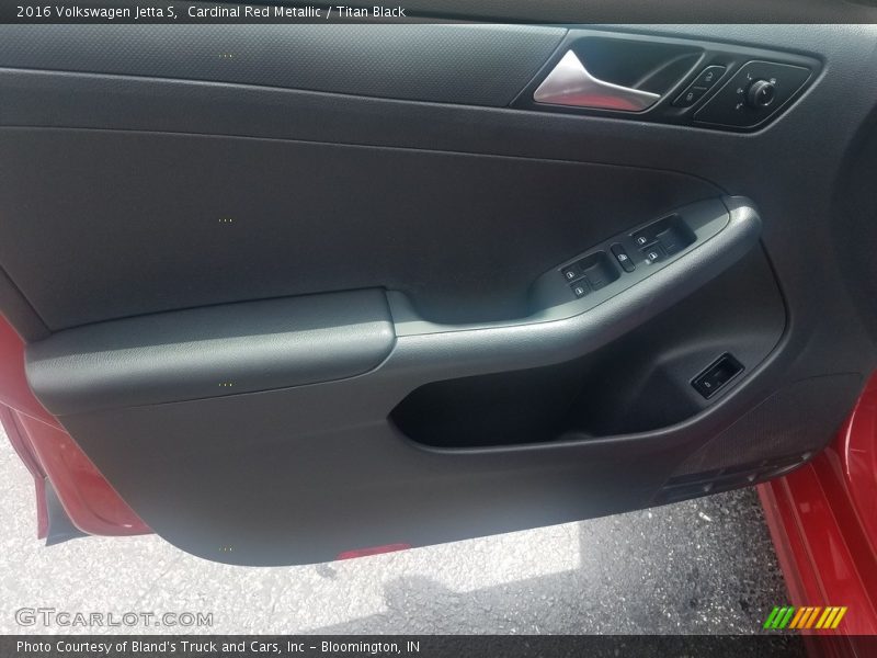 Cardinal Red Metallic / Titan Black 2016 Volkswagen Jetta S