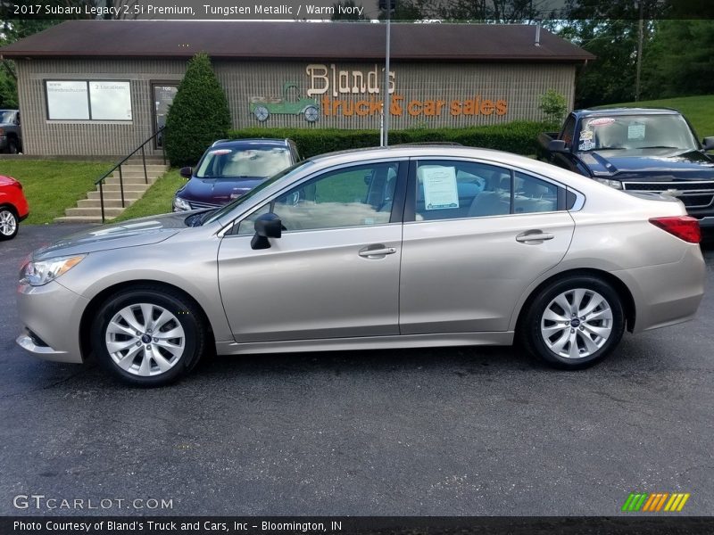 Tungsten Metallic / Warm Ivory 2017 Subaru Legacy 2.5i Premium