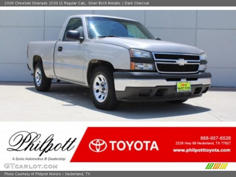 Silver Birch Metallic / Dark Charcoal 2006 Chevrolet Silverado 1500 LS Regular Cab