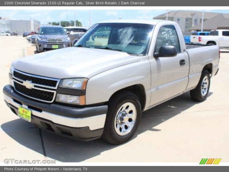 Silver Birch Metallic / Dark Charcoal 2006 Chevrolet Silverado 1500 LS Regular Cab