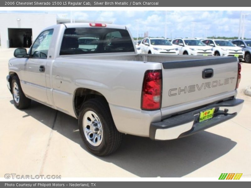 Silver Birch Metallic / Dark Charcoal 2006 Chevrolet Silverado 1500 LS Regular Cab