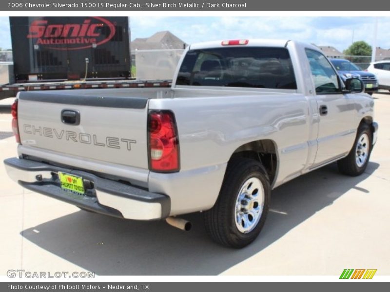 Silver Birch Metallic / Dark Charcoal 2006 Chevrolet Silverado 1500 LS Regular Cab