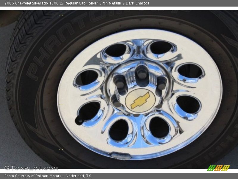 Silver Birch Metallic / Dark Charcoal 2006 Chevrolet Silverado 1500 LS Regular Cab